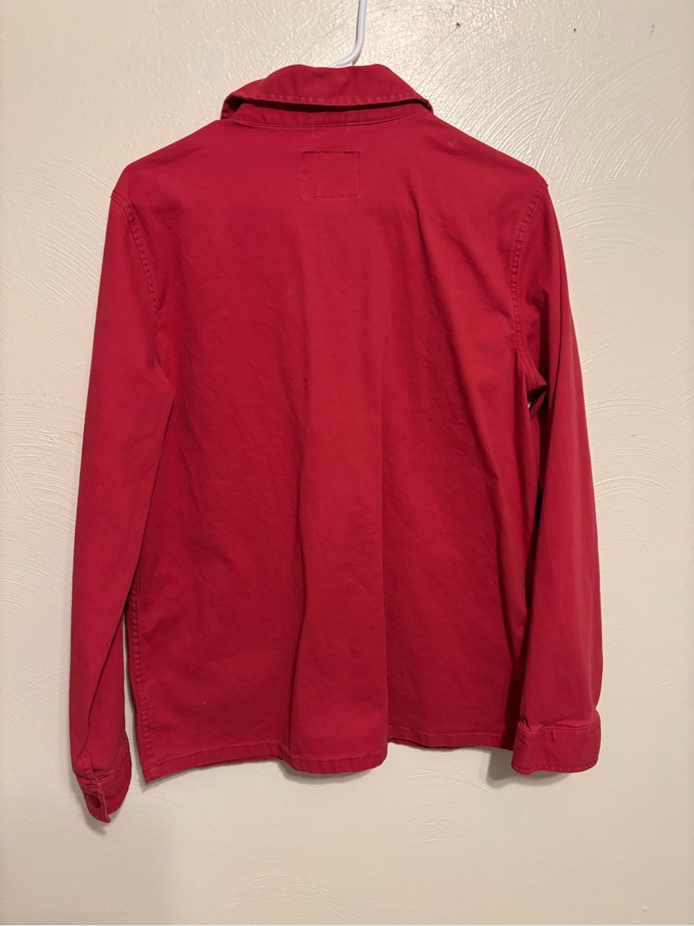 Sanctuary Red Button-Down Utility Shirt Jacket - Picture 7 of 7
